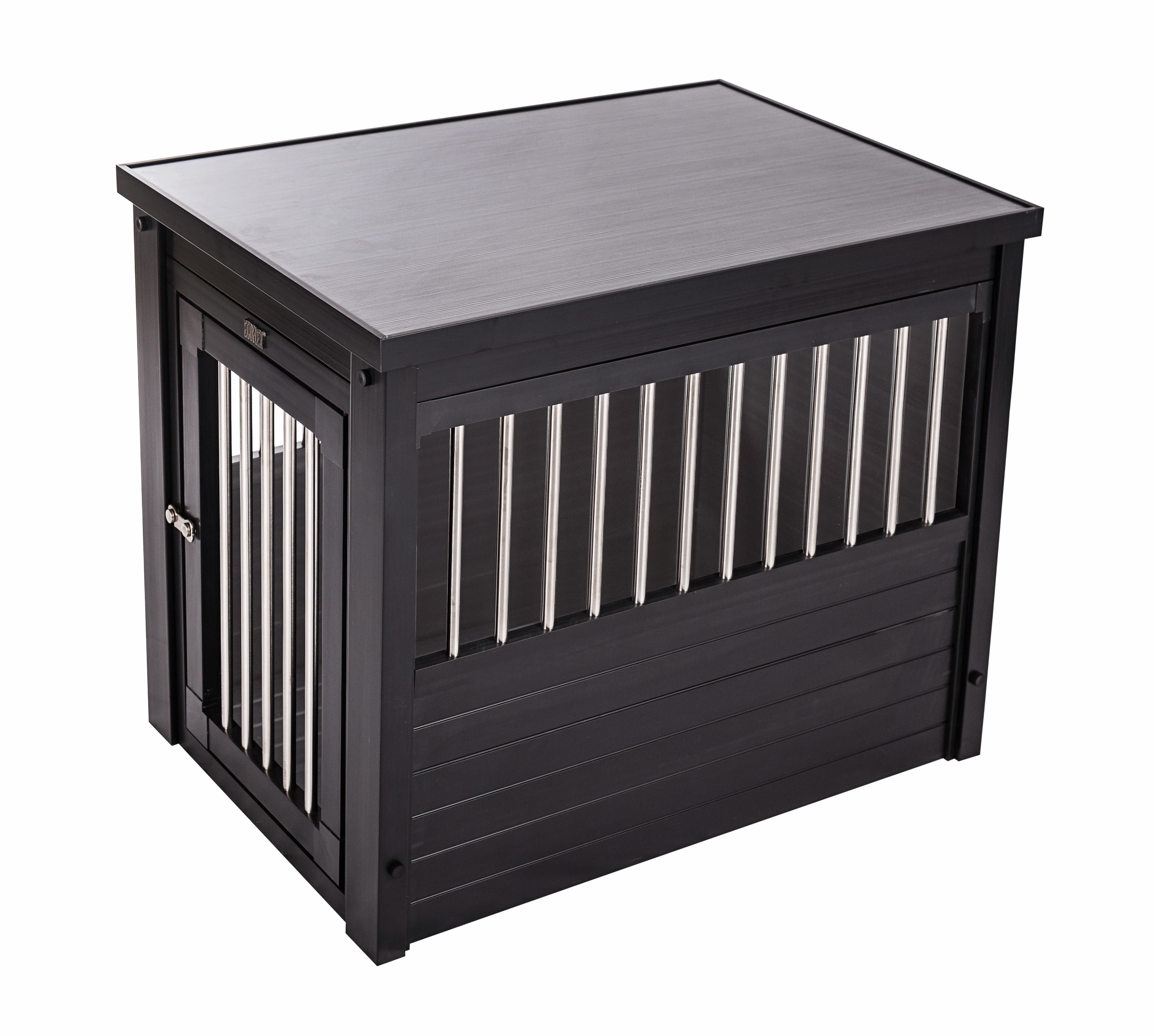 New Age Pet ECOFLEX® Dog Crate End Table - Espresso Small