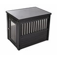 ECOFLEX® Dog Crate End Table Espresso Small