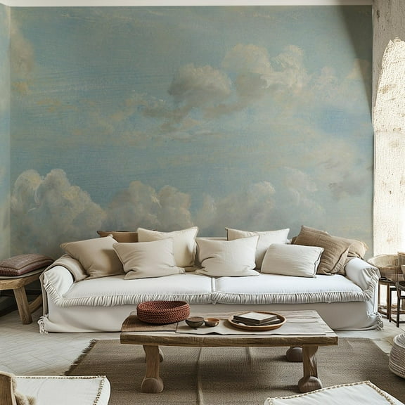 Painterly Sky and Cloud Wallpaper