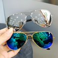 thumbnail image 2 of Gafas De Sol Retro Para Niños y Niñas, lentes De diseñador De lujo, UV400, para exteriores Fivean unisex, 2 of 2