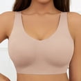 thumbnail image 6 of ZhangNan Sports Bras For Large Busts With Support, Vest Strappy Inner Fixed Cup Back Comfortable Large Bust Slimming Sports Bra, Pink Slimming Sports Bras For Women, Pink S, Size S-2XL, 6 of 8