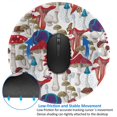 thumbnail image 4 of Disketp Colorful Mushrooms Small Mouse Pad 7.9x7.9 Inches,Washable Round Mousepad For Office Laptop Computer,Non-Slip Rubber Base Mouse Pads For Wireless Mouse, 4 of 9