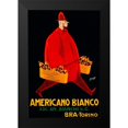 thumbnail image 2 of Vintage Booze Labels 13x18 Black Modern Framed Museum Art Print Titled - Americano Bianco, 2 of 5