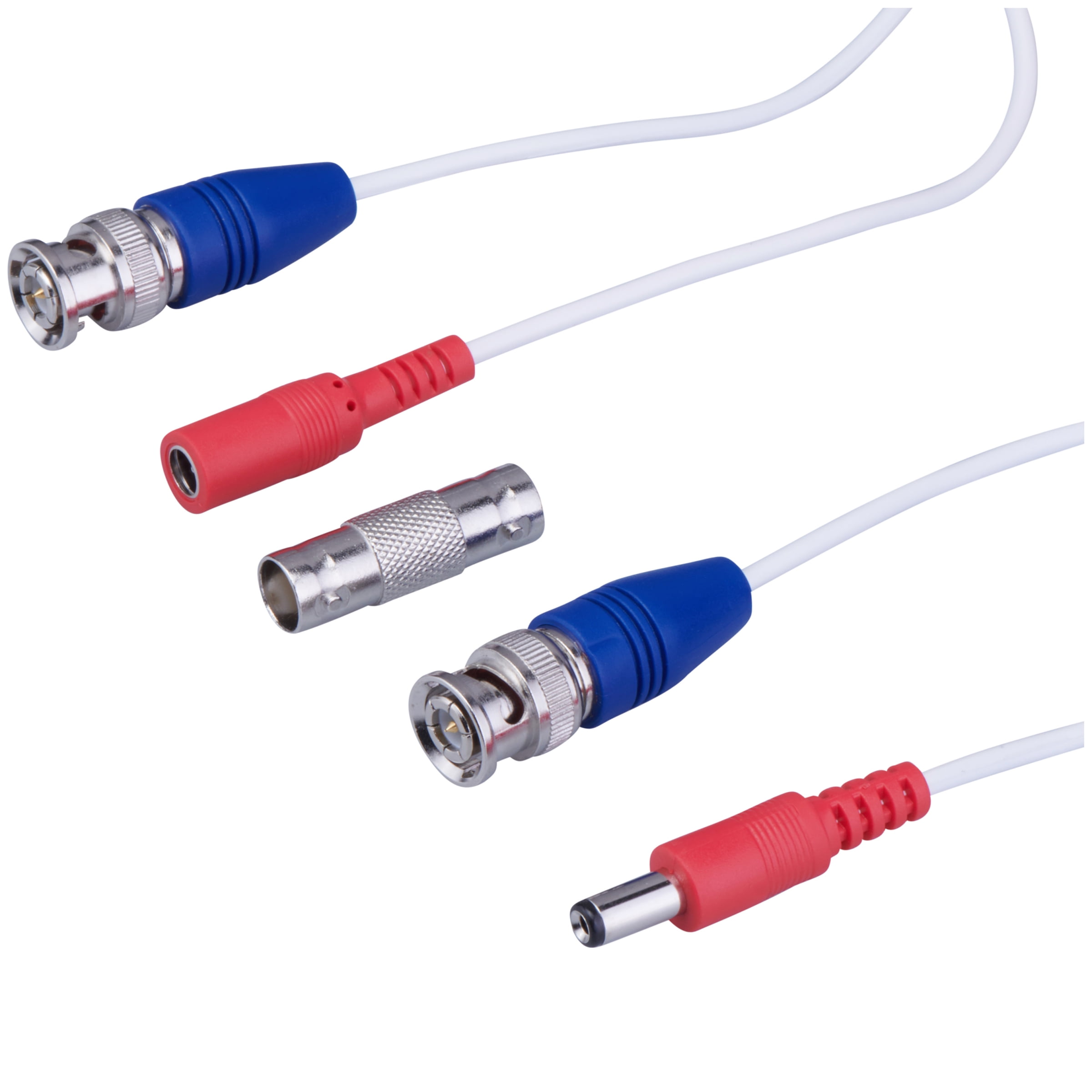 Onn Bnc Security Cable, White, 100 Feet