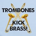 thumbnail image 2 of CafePress - Trombones Kick Brass Body Suit - Long Sleeve Cotton Baby Bodysuit, 2 of 4