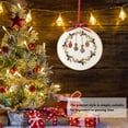 thumbnail image 4 of Kit de inicio de puntada de bordado de Navidad DIY hecho a mano patrón de Navidad aro de bordado de tela, S335 Yuarrent HA001530-02, 4 of 6
