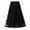 Black, variant on RUTAYY Women Mid-Length Skirt Dance Party A-Line High Waisted Lace Tulle Skirt Holiday Party Half Skirts Solid Color Flowy Swing Pleated Beach Skirts