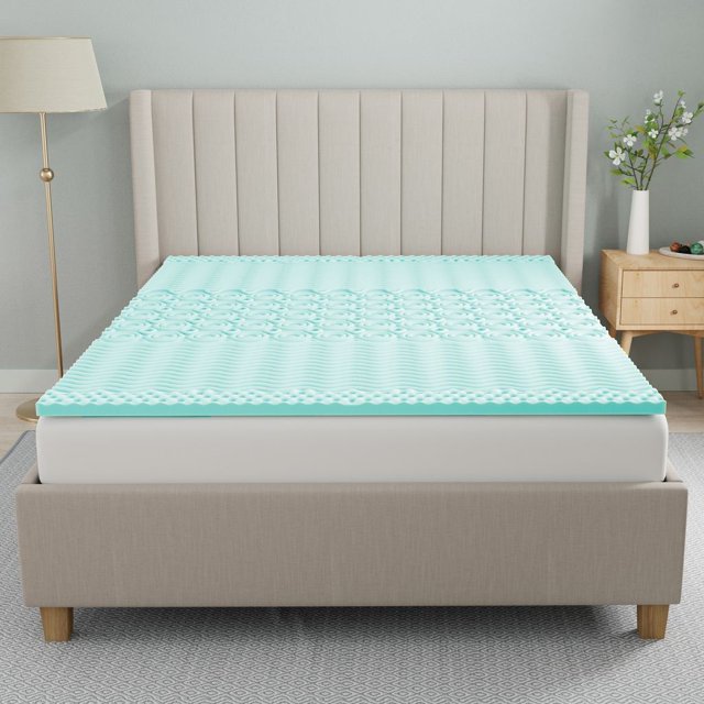 Dream Serenity® 1.5-Inch Memory Foam Mattress Topper, 5-Zone - T