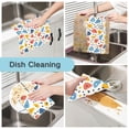 thumbnail image 2 of 6 Packs Colorful Spots Kitchen Dish Towels Soft Absorbent Dish Cloths 11"x11", 2 of 9