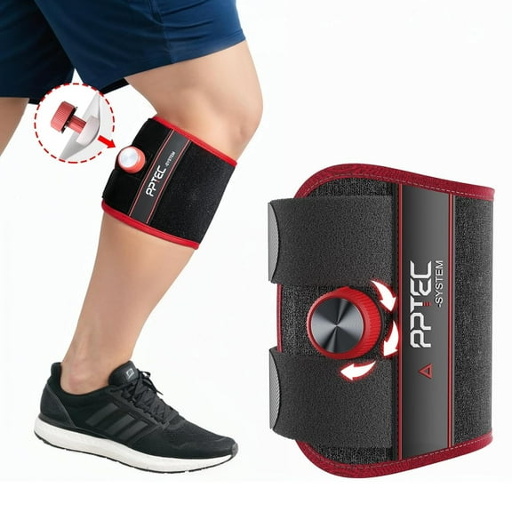 Sciatica Pain Relief Devices - 2025 New Sciatica Pain Relief Brace with Adjustable Knob and 2 Versions Pressure Pad for Sciatica Nerve, Lower Back & Hip Pain Relief,Knee Brace for Men Women