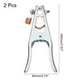 thumbnail image 2 of Uxcell 500A Welding Ground Clamp, Iron A-shape Welding Machine Grounding Clamp Earth Ground Wire Copper Clip 2Pcs, 2 of 4