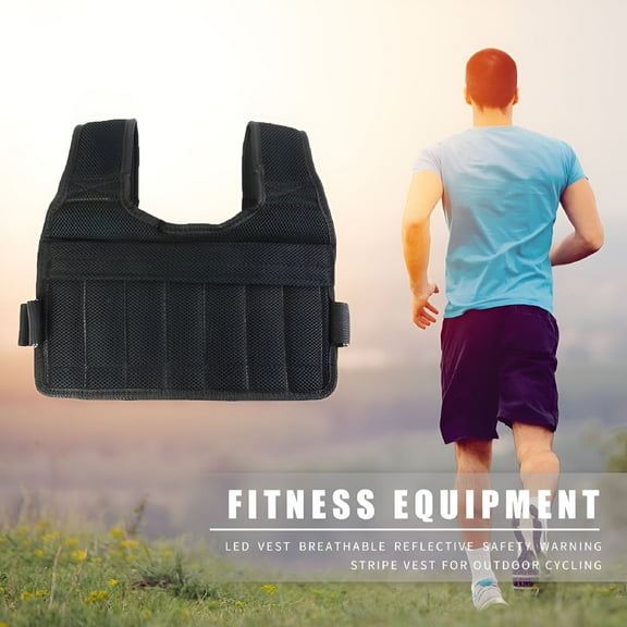 TELOLY 3/15/35kg Weighted Vest Adjustable Workout Weight Exercise Vest for Strength Training Running Fitness