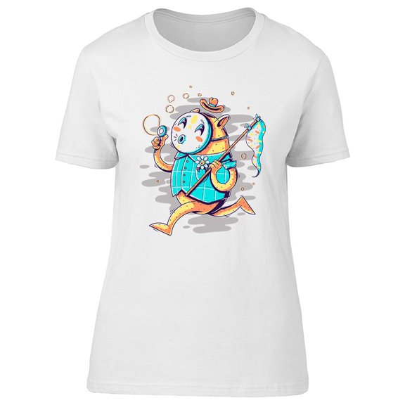 Animal Mask Blowing Bubbles Icon Tee Women's -Image by Shutterstock