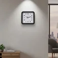 thumbnail image 4 of Reloj De Pared Cuadrado Steiner Minimalismo Suizo Y Silencioso 29 Cm Negro, 4 of 4