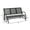 Black, Gray, variant on EDOEMSE Outdoor Bench, Garden Porch Benches for Outdoors, Patio Park Bench with Backrest and Armrests, Gardening Stuff for Lawn Porch,Black, Gray