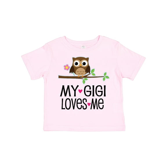 Inktastic My Gigi Loves Me Girl Owl Girls Toddler T-Shirt