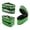 Four Leaf Clovers, variant on HELLHERO Protective Steam Iron Carrying Bag Travel Iron Organizer Portable Travel Iron Organizer Zipper Closure Floral Stripe Design, Bag Only