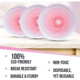 thumbnail image 4 of Silver Spoons Hammered Plastic Plates for Party, Heavy Duty Disposable Dinner Set, Dinner Plates (10.25"), Blush Mist (10 PC), Lava Collection, 4 of 4