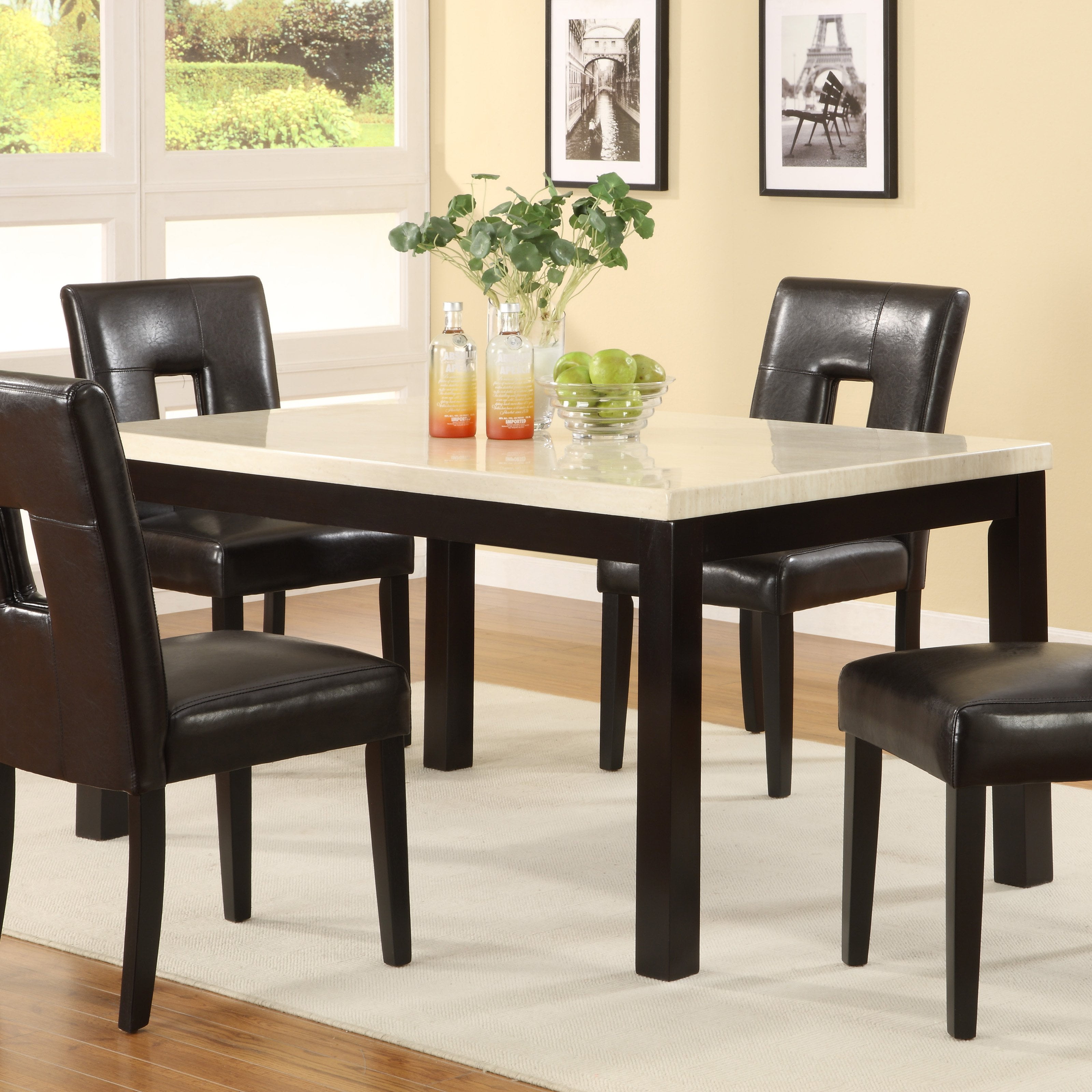 Metropolitan 3 Piece Dining Set Multiple Finishes Walmartcom