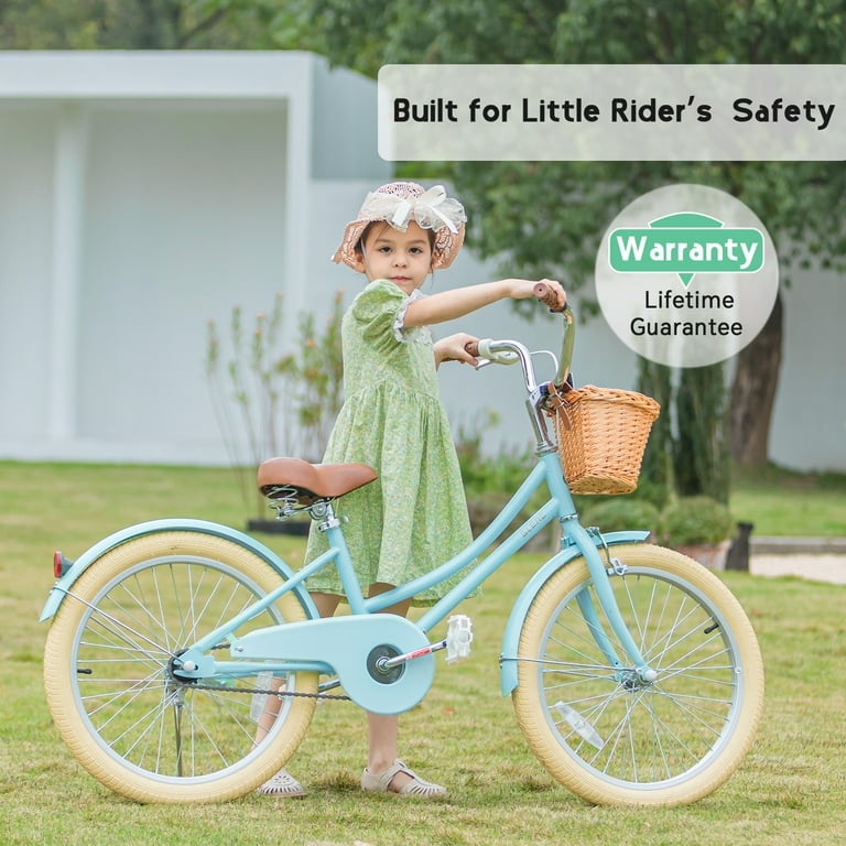 Glerc Little Molly 20 inch Kids Girls Bike for 7-13 Years Old