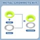 thumbnail image 3 of Uxcell 110 Pcs Ojetes con Arandelas 5/16" Kit de Grommets Amarillo Brillante, 3 of 7