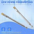 thumbnail image 5 of 2PCS Replacement 25.4cm 10Inch 5 Sections Telescopic Antenna Aerial for Radio TV, 5 of 5