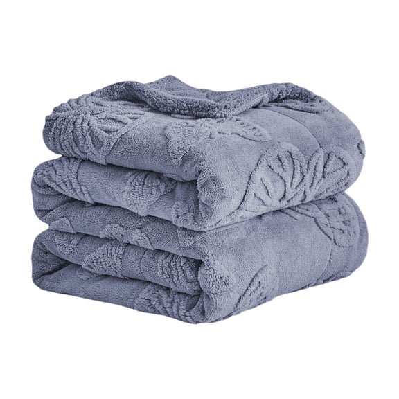 Yonrjhukm Dimensional Jacquards Double Sided Velvet Butterflies Blanket, Soft Cozy Polyester Cover for Bed, Sofa, Office Nap, Versatile, Easy Care, Travel Friendly