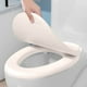 thumbnail image 4 of Asiento redondo del inodoro - Plástico de cierre suave, fácil de instalar y limpiar, polipropileno duradero, se adapta a cuencos redondos estándar (40x34cm/15,7x13,4 pulgadas), 4 of 9