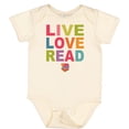 thumbnail image 3 of Inktastic Live Love Read Girls Baby Bodysuit, 3 of 5