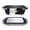 Black-1PC, variant on Black-2PC 2-Pack XL Collapsible Food Storage Prep Tub with Stainless Steel and Locking Lid