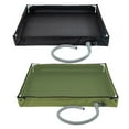 thumbnail image 2 of Camping Tent Foldable Shower Base Portable Shower Tray W/ Drain Pipe 80*80*10cm, 2 of 9