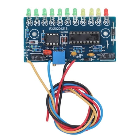 LED Audio Level Indicator Module, 3mm Lights 10 Segment LED Audio Level ...