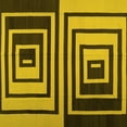 thumbnail image 1 of Ahgly Company Machine Washable Indoor Square Abstract Yellow Contemporary Area Rugs, 7' Square, 1 of 4