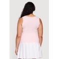 thumbnail image 4 of Women's Plus Size Lace Trim Scoop Neck Tank Top, 4 of 4