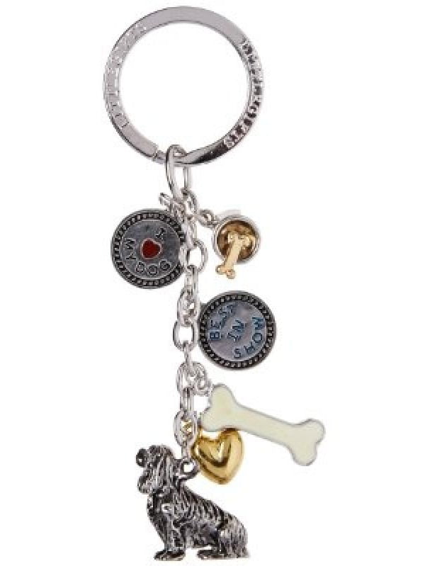 6Pcs Bronze Assorted Design Keychain Rustic Favor for Women Men Kid Friends Gift 