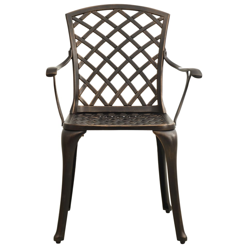 vidaXL Patio Chairs Patio Furniture for Garden Porch Backyard Cast Aluminum - image 3 of 25