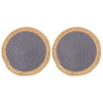 thumbnail image 3 of WRISTBIQUE Set of 2 Round Straw Woven Table Mats for Dining and Home Decor, 3 of 8