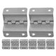 thumbnail image 1 of IDEANATEGRATE 8Ud Bisagras Metálicas Plegables Para Muebles Con Integración Sin Costuras Plata, 1 of 8