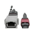 thumbnail image 4 of Eaton Tripp Lite Series MTP/MPO Parallel Optics Base-8 Migration Fiber Adapter, Polarity C to B, 12 Fiber, 40GB/100GB, OM4 M/F, Magenta, 8 in. - Network adapter cable - MTP/MPO multi-mode (M) to MTP/MPO multi-mode (F) - 0.2 m - fiber optic - 50 / 125 micron - IEEE 802.3ae/OM4 - plenum, stranded - magenta, 4 of 13