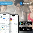 thumbnail image 6 of INEVIFIT Smart Body Composition Scale with Bluetooth and Free Tracking INEVIFIT APP - White, 6 of 7