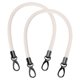 thumbnail image 1 of Uxcell 2 Pcs Correa trenzada para bolso, 55cm 21.7 pulgadas Correa de bolso de cuero PU para reemplazo de mango de bolso con hebilla negra para hacer bricolaje, bolso de mano, bolso de axila, Beige, 1 of 7