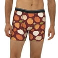 thumbnail image 2 of Salouo Happy Thanksgiving Day Pattern Men's Boxer Briefs, Soft & Breathable Underwear Elastic Waistband Briefs for Men,1-Pack, 2 of 7