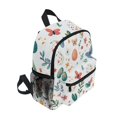 thumbnail image 2 of FORMRS School Backpack with Front Zippered Pocket 12" Student Travel Daypack, Red Easter Eggs, 2 of 6