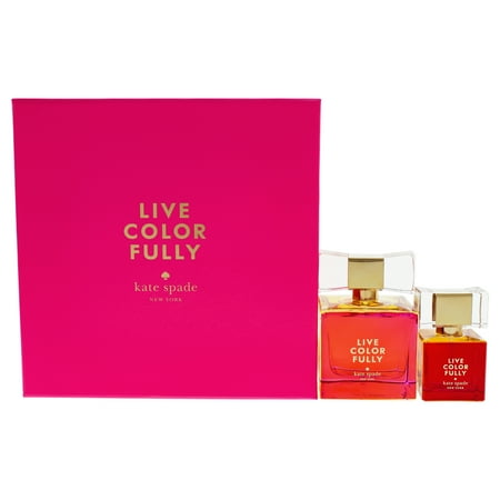 Two Edp Spray - Live Colorfully by Kate Spade for Women - 2 Pc Gift Set 3.4oz EDP Spray, 1oz EDP Spray