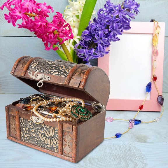 LITINKIMI 6Pcs Retro Lock Buckle Plated Silver Zinc Alloy Durable Decorative Furniture Accessory