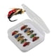 thumbnail image 2 of 10x cebos de pesca con mosca, señuelos de pesca con mosca, cebos artificiales portátiles, cebo de pesca para pesca en de agua dulce, 2 of 9