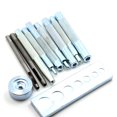 thumbnail image 1 of Ensemble de 11 Pcs pour Bricolage en Cuir, Outil d'Artisanat, Matrice de Perforation à Pression, Sertisseur à Rivets avec Base pour Percer le Trou et Installer le Bouton de Rivet, 1 of 2