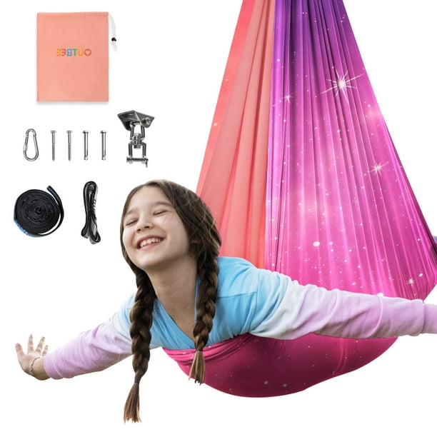 Columpio Sensorial OUTREE Hamaca Terapéutica de Doble Capa para Niños