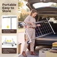 thumbnail image 6 of Hokeeper 550 lbs Heavy Duty Commercial Grade Garment Rack Portable Freestanding Modern Clothes Rack, Silver, 6 of 9