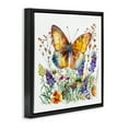thumbnail image 3 of Stupell Industries Eclectic Mixed Butterfly Garden Black Floating Frame Canvas Art, 18 x 18, by LSR Design Studio, 3 of 8